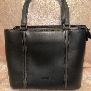 Burberry Black Leather Tote